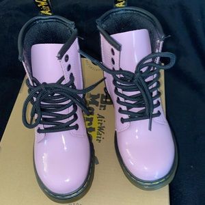 Pink Patent Lamper Dr Martens